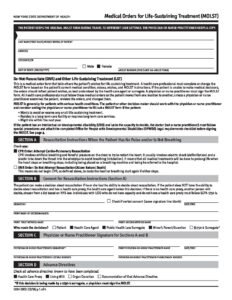 Molst Paperwork MOLST Form | Cancer Resource Center of the Finger Lakes